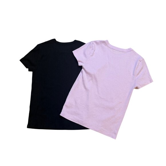 American Eagle Black & Purple Baby Tees M NWT - Picture 2 of 3